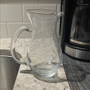 Princess House Clear Glass Juice Pitcher